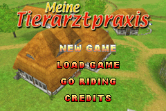 Meine Tierarztpraxis title screen for GameBoy Advance